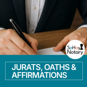 Jurats, Oaths & Affirmations